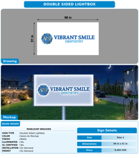 CUSTOM MOCKUP SIGN FOR Monleudy Bracken