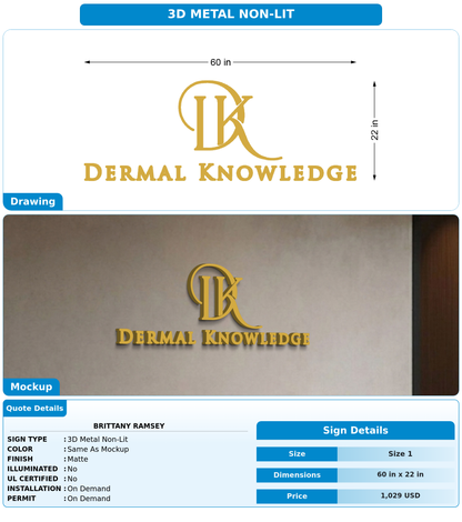 CUSTOM MOCKUP SIGN FOR Brittany Ramsey