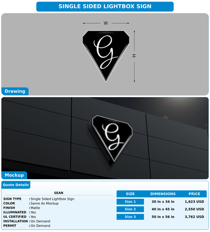 CUSTOM MOCKUP SIGN FOR Sean