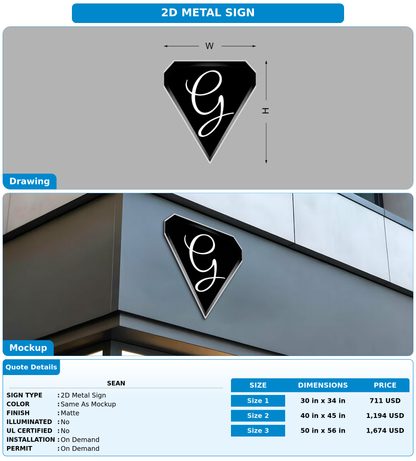CUSTOM MOCKUP SIGN FOR Sean
