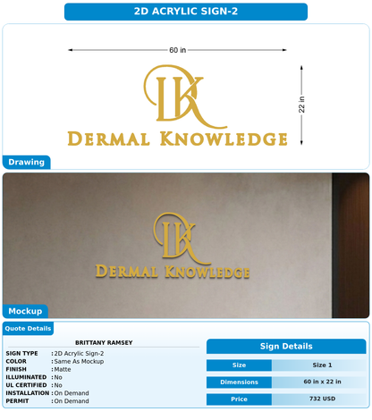CUSTOM MOCKUP SIGN FOR Brittany Ramsey