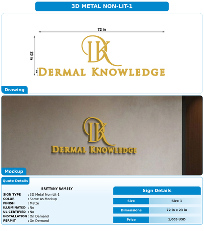 CUSTOM MOCKUP SIGN FOR Brittany Ramsey