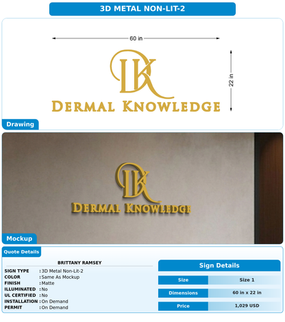 CUSTOM MOCKUP SIGN FOR Brittany Ramsey