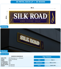 CUSTOM MOCKUP SIGN FOR Sherzod Norkobilov