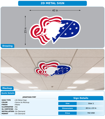 CUSTOM MOCKUP SIGN FOR Jonathan Pirt