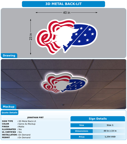 CUSTOM MOCKUP SIGN FOR Jonathan Pirt