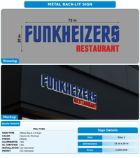 CUSTOM MOCKUP SIGN FOR Mel Funk