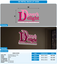 CUSTOM MOCKUP SIGN FOR ONEKA DOVER