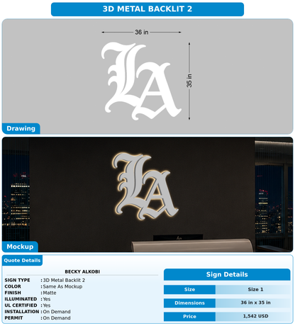 CUSTOM MOCKUP SIGN FOR becky alkobi