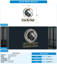CUSTOM MOCKUP SIGN FOR Eddie Jackson