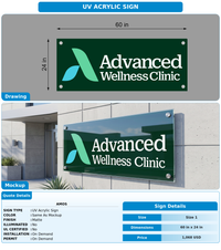 CUSTOM MOCKUP SIGN FOR Amos