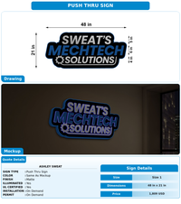 CUSTOM MOCKUP SIGN FOR Ashley Sweat