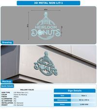 CUSTOM MOCKUP SIGN FOR Mallory Fields