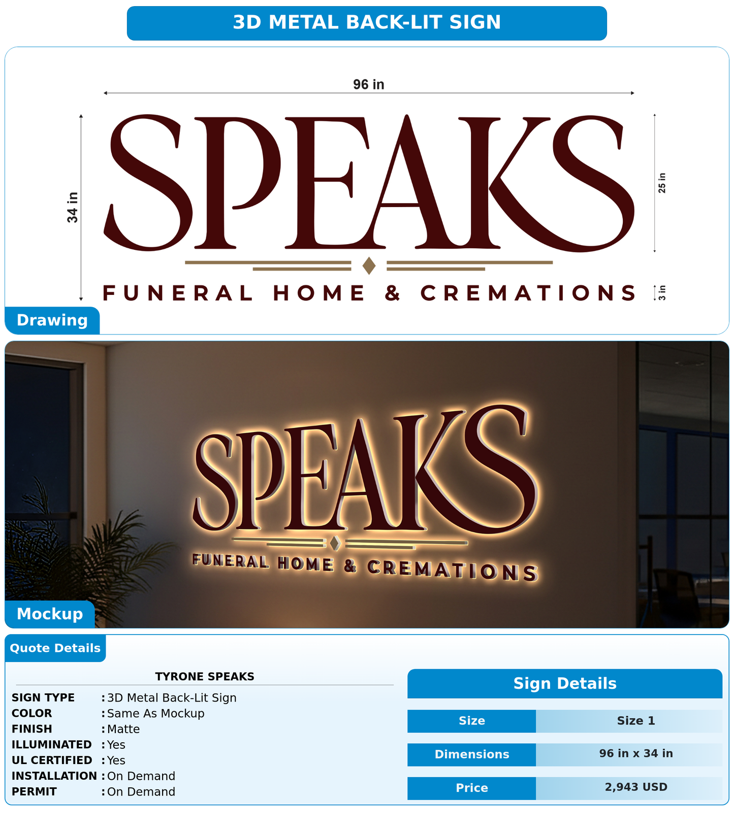 CUSTOM MOCKUP SIGN FOR Tyrone Speaks