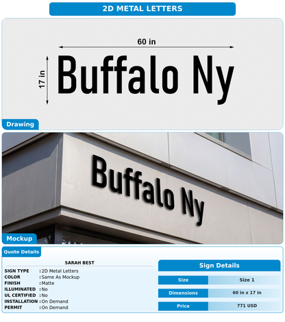 CUSTOM MOCKUP SIGN FOR Sarah  Best