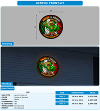 CUSTOM MOCKUP SIGN FOR Ray