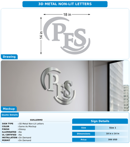 CUSTOM MOCKUP SIGN FOR Guillermo