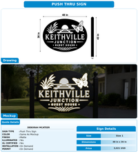 CUSTOM MOCKUP SIGN FOR Deborah McAteer