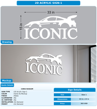 CUSTOM MOCKUP SIGN FOR Chris Russum