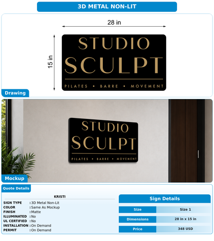 CUSTOM MOCKUP SIGN FOR Kristi