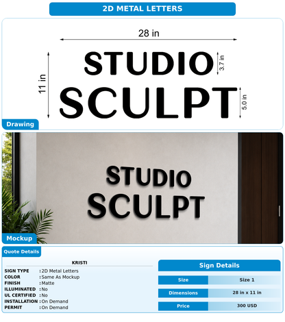 CUSTOM MOCKUP SIGN FOR Kristi