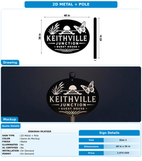 CUSTOM MOCKUP SIGN FOR Deborah McAteer