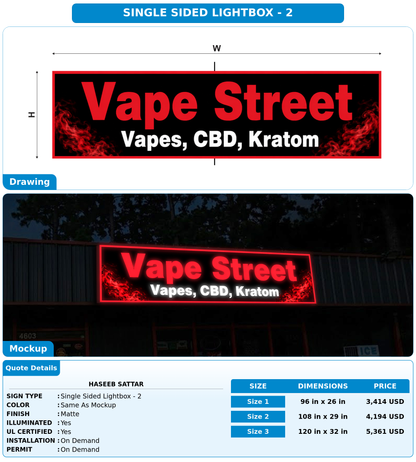 CUSTOM MOCKUP SIGN FOR Haseeb Sattar