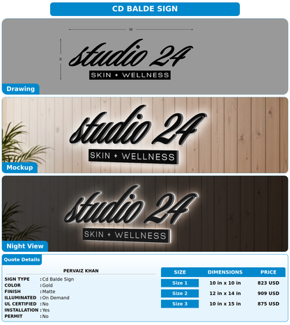 CUSTOM MOCKUP SIGN FOR Pervaiz Khan