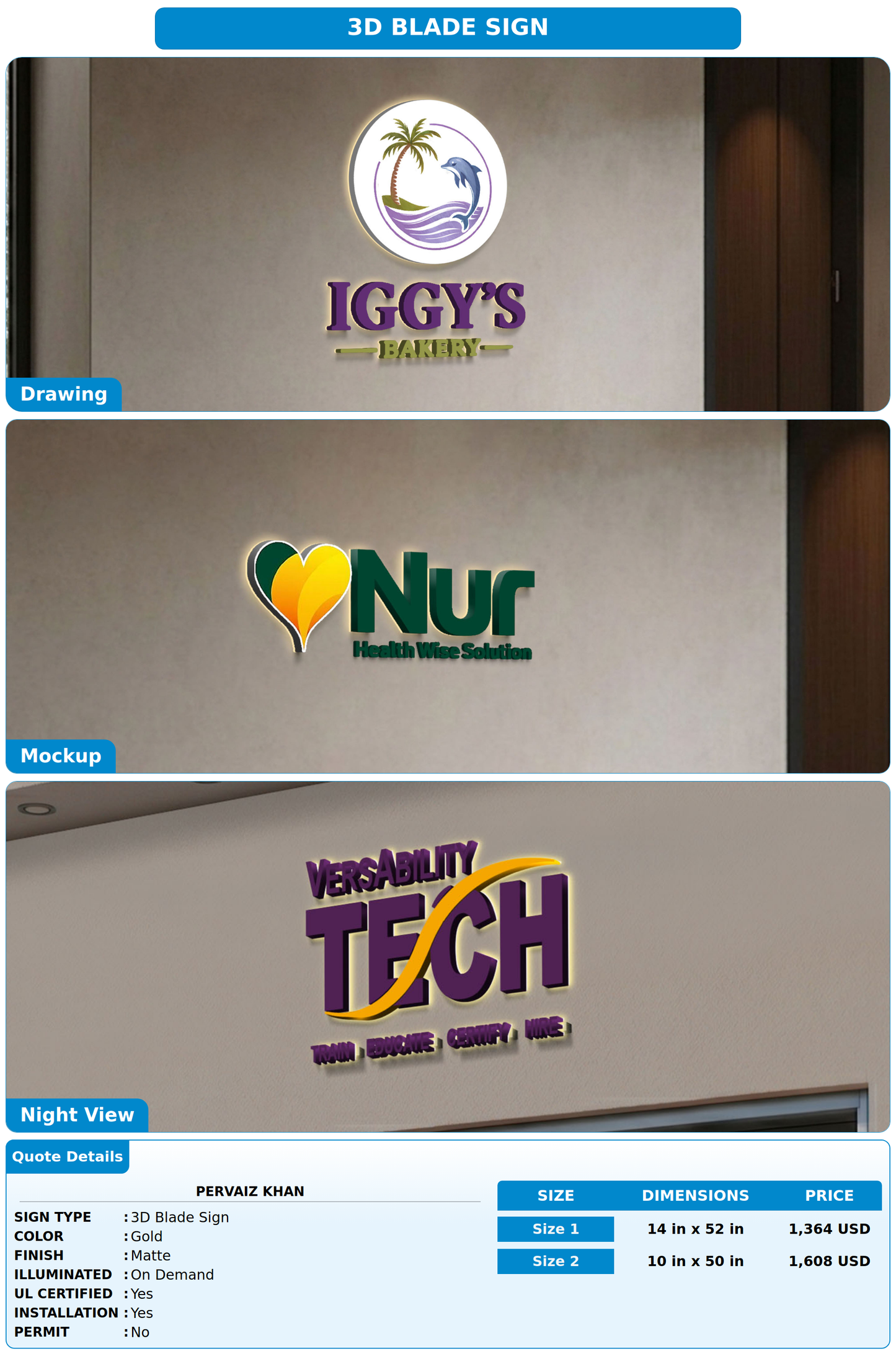 CUSTOM MOCKUP SIGN FOR Pervaiz Khan