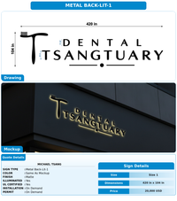 CUSTOM MOCKUP SIGN FOR Michael Tsang
