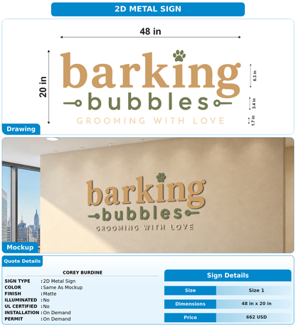 CUSTOM MOCKUP SIGN FOR COREY BURDINE