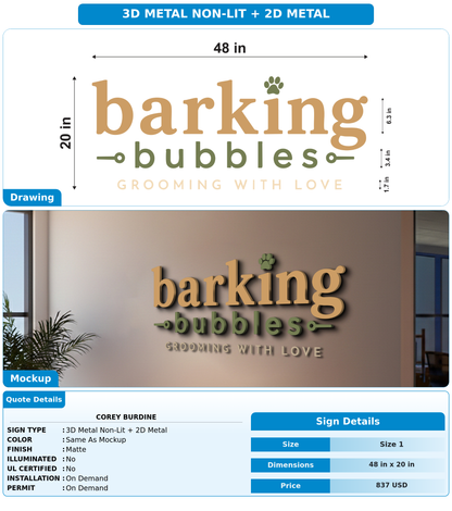 CUSTOM MOCKUP SIGN FOR COREY BURDINE