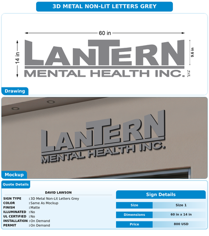 CUSTOM MOCKUP SIGN FOR David Lawson