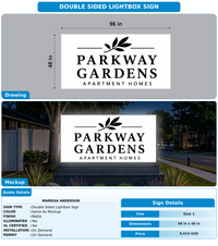 CUSTOM MOCKUP SIGN FOR Marrisa Anderson