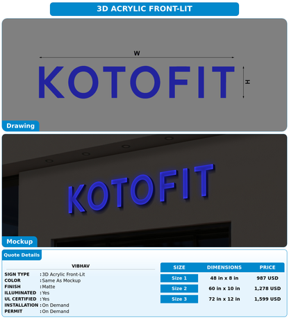 CUSTOM MOCKUP SIGN FOR Vibhav