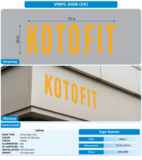 CUSTOM MOCKUP SIGN FOR Vibhav