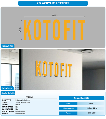 CUSTOM MOCKUP SIGN FOR Vibhav