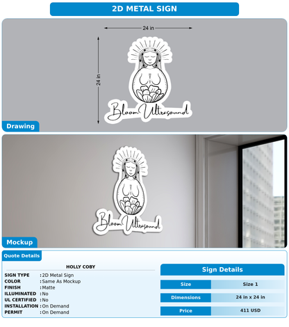 CUSTOM MOCKUP SIGN FOR Holly Coby