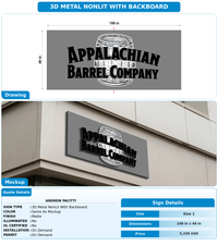 CUSTOM MOCKUP SIGN FOR Andrew Pacitti