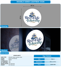 CUSTOM MOCKUP SIGN FOR Roger Welty