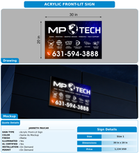 CUSTOM MOCKUP SIGN FOR JANNETH PAUCAR