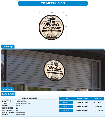 CUSTOM MOCKUP SIGN FOR Mikos Williams