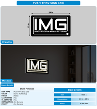 CUSTOM MOCKUP SIGN FOR Brian Peterson