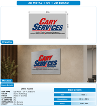 CUSTOM MOCKUP SIGN FOR LANCE MARTIN