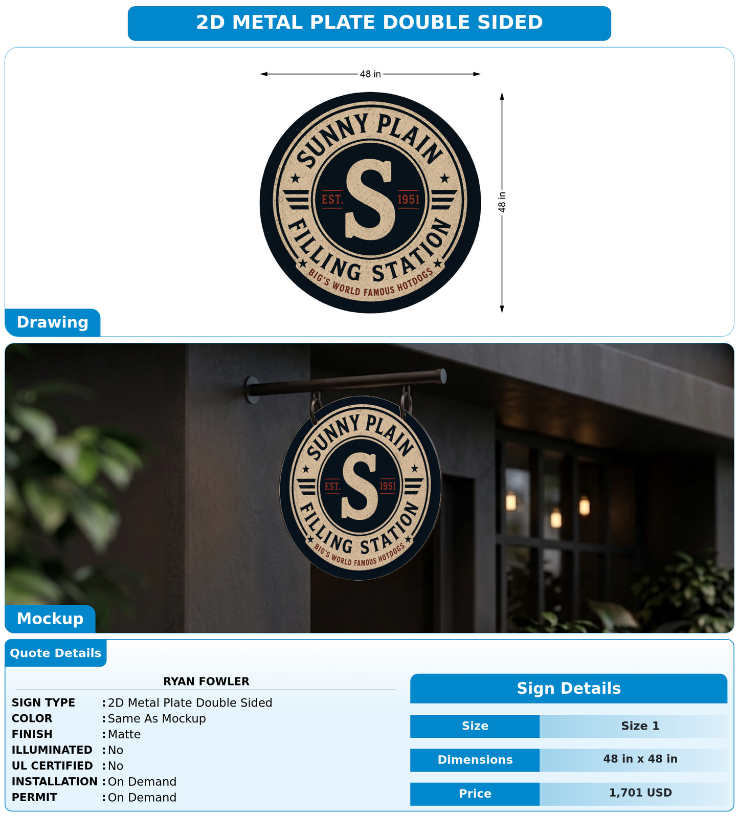 CUSTOM MOCKUP SIGN FOR Ryan Fowler