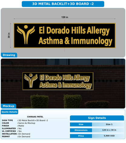 CUSTOM MOCKUP SIGN FOR Chiraag Patel