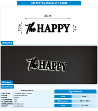 CUSTOM MOCKUP SIGN FOR Emilio Garcia