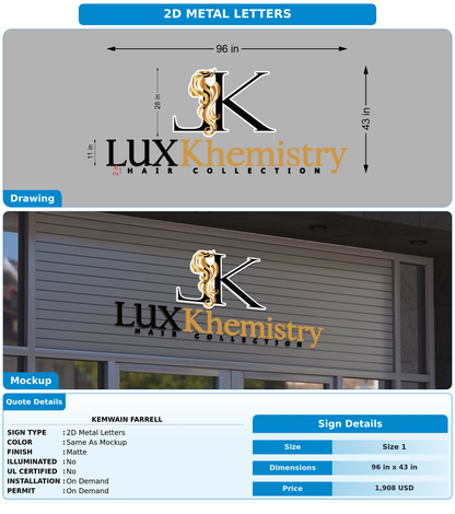 CUSTOM MOCKUP SIGN FOR Kemwain Farrell