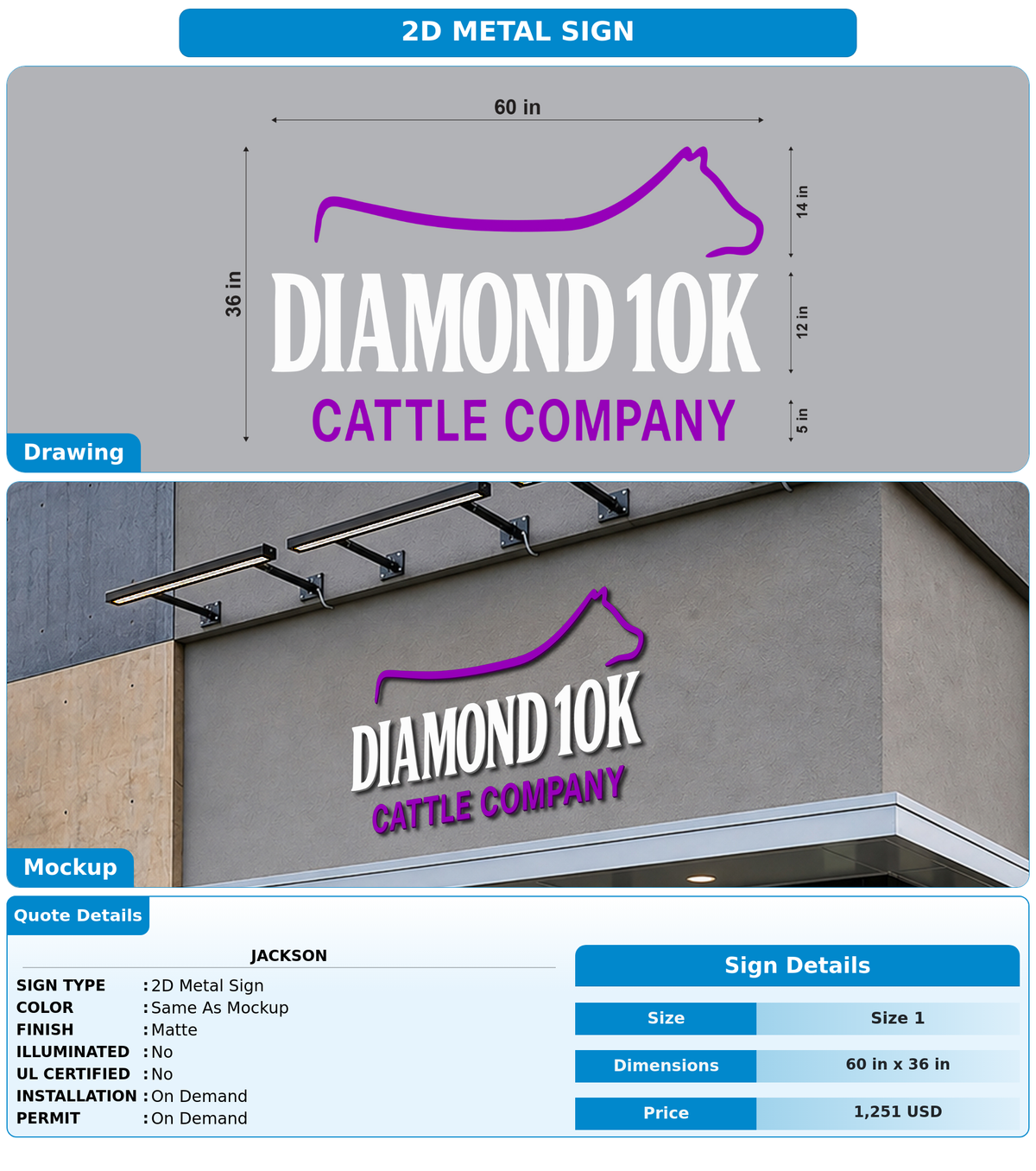 CUSTOM MOCKUP SIGN FOR Jackson