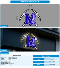 CUSTOM MOCKUP SIGN FOR Heidi Securda